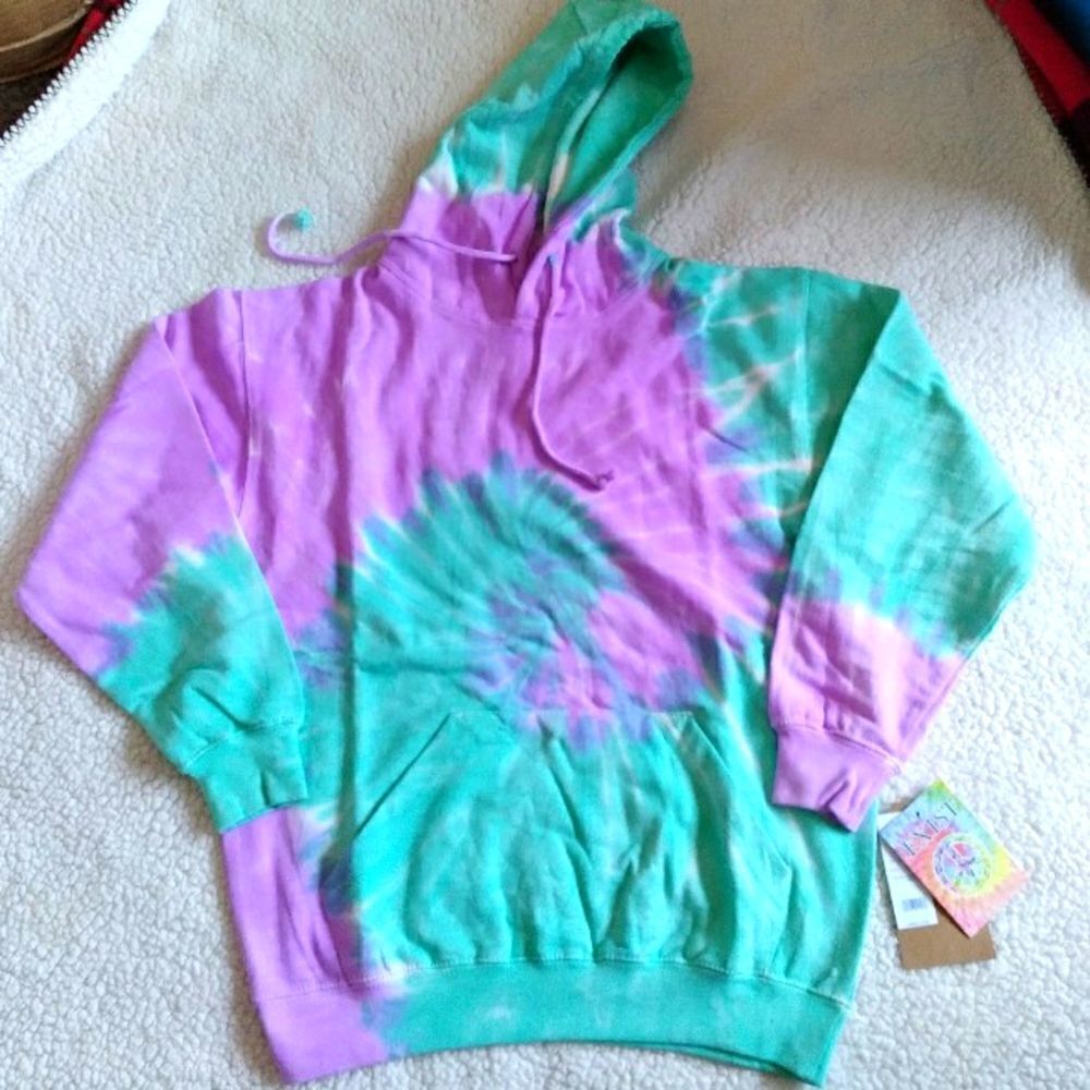 Exist Tie Dye Hoodie Sz Small